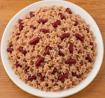 Diri kole — complete dish (AI illustration)